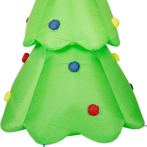 GIANT 9 Ft LED Inflatable Christmas Tree Multicolor Lights Up Yard Decor NEW - Picture 5 of 6